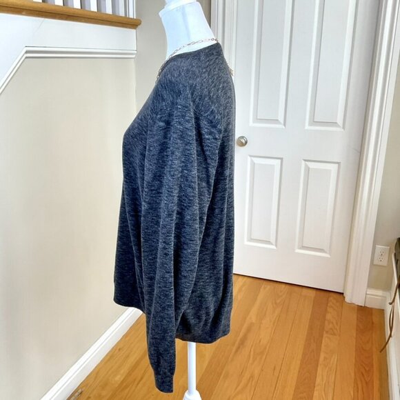 J. McLaughlin Sweater Sweatshirt in Gray Cotton (L) - Picture 2 of 7